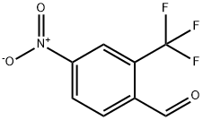 4-硝基-2-三氟甲基苯甲醛 结构式