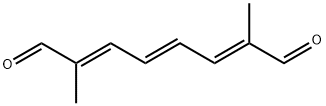 (E,E,E)-2,7-dimethylocta-2,4,6-trienedial Struktur