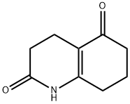 4,6,7,8-テトラヒドロキノリン-2,5(1H,3H)-ジオン 化学構造式