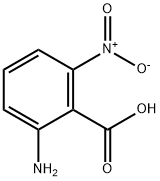 2-アミノ-6-ニトロ安息香酸 化学構造式