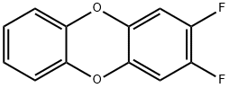 2,3-Difluorodibenzo-p-dioxin Struktur