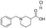 1-BENZYLPIPERIDINE-3-CARBOXYLIC ACID HYDROCHLORIDE Structure
