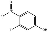 3-ヨード-4-ニトロフェノール 化学構造式