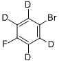 对溴氟苯-D4, 50592-31-9, 结构式