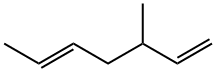 (5E)-3-メチル-1,5-ヘプタジエン 化学構造式
