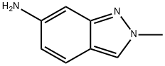 2-メチル-2H-インダゾール-6-アミン 化学構造式