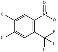 3,4-二氯-6-硝基三氟甲苯 结构式
