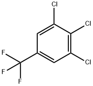 3,4,5-トリクロロベンゾトリフルオリド 化学構造式