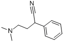 4-(dimethylamino)-2-phenylbutyronitrile Struktur
