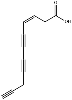 (Z)-3-Undecene-5,7,10-triynoic acid Struktur
