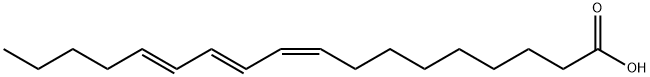 (9Z,11E,13E)-9,11,13-オクタデカトリエン酸 化学構造式