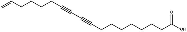 17-十八烯-9,11-二炔酸 结构式