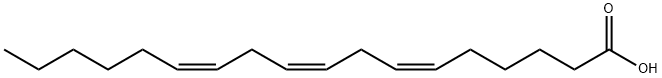 gamma-亚麻酸,506-26-3,结构式