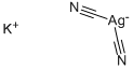 Potassium dicyanoargentate  Structure