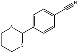 4-(1,3-二噻烷-2-炔)苯腈 结构式