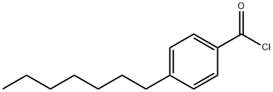 4-N-HEPTYLBENZOYL CHLORIDE Structure