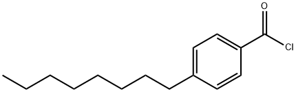 4-OCTYLBENZOYL CHLORIDE Struktur