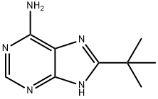 8-tert-butyladenine 结构式