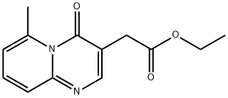 6-Methyl-4-oxo-4H-pyrido[1,2-a]pyrimidine-3-acetic acid ethyl ester Structure