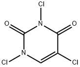 1,3,5-三氯尿嘧啶, 50610-47-4, 结构式