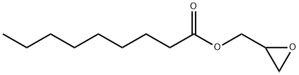 Nonanoic acid oxiranylmethyl ester 结构式
