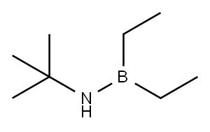 N-(1,1-Dimethylethyl)diethylboranamine 结构式