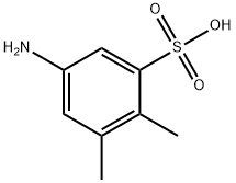 5-amino-o-xylene-3-sulphonic acid Struktur