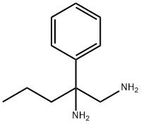2-フェニル-1,2-ペンタンジアミン 化学構造式