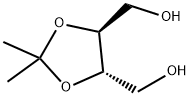 (+)-2,3-O-Isopropylidene-L-threitol Struktur