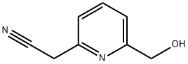 2-Pyridineacetonitrile, 6-(hydroxymethyl)- (9CI) 结构式