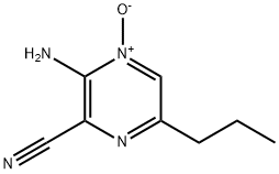 Pyrazinecarbonitrile, 3-amino-6-propyl-, 4-oxide (9CI) 结构式