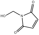 N-(ヒドロキシメチル)マレインイミド 化学構造式