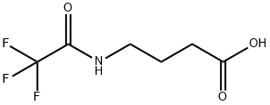 4-[(三氟乙酰基)氨基]丁酸 结构式