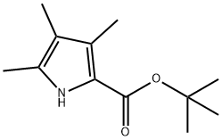 3,4,5-三甲基-2-吡咯羧酸叔丁酯,50634-31-6,结构式