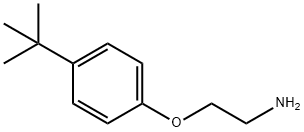 [2-(4-TERT-ブチルフェノキシ)エチル]アミン 化学構造式