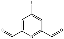 4-Iodo-2,6-pyridinedicarboxaldehyde 结构式