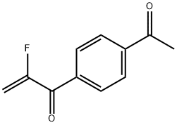 2-Propen-1-one, 1-(4-acetylphenyl)-2-fluoro- (9CI) 结构式