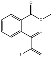 Benzoic acid, 2-(2-fluoro-1-oxo-2-propenyl)-, methyl ester (9CI) 结构式