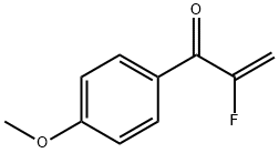 2-Propen-1-one, 2-fluoro-1-(4-methoxyphenyl)- (9CI) 结构式