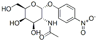 P-NITROPHENYL 2-ACETAMIDO-2-DEOXY-ALPHA-D-GALACTOPYRANOSIDE Struktur