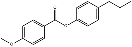 4-propylphenyl p-anisate Struktur