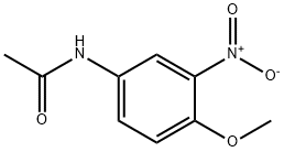 N-(4-甲氧基-3-硝苯基)乙酰胺 结构式
