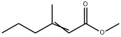 3-Methyl-2-hexenoic acid methyl ester 结构式