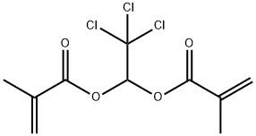 2,2,2-trichloroethylidene dimethacrylate Structure