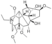 20-エチル-1α,6α,16β-トリメトキシ-4-(メトキシメチル)アコニタン-8,14α-ジオール