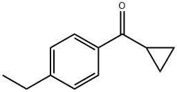 CYCLOPROPYL 4-ETHYLPHENYL KETONE Structure