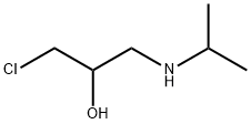 1-Chloro-3-isopropylamino-2-propanol Structure