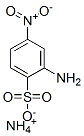 2-Amino-4-nitrobenzenesulfonic acid ammonium salt Structure