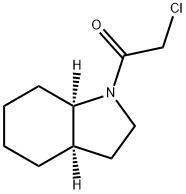 1H-Indole, 1-(chloroacetyl)octahydro-, cis- (9CI) 结构式