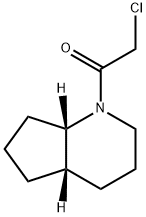 1H-Cyclopenta[b]pyridine, 1-(chloroacetyl)octahydro-, cis- (9CI) 结构式